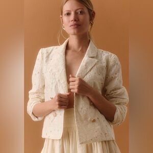 Floral Eyelet Jacket By Dolan